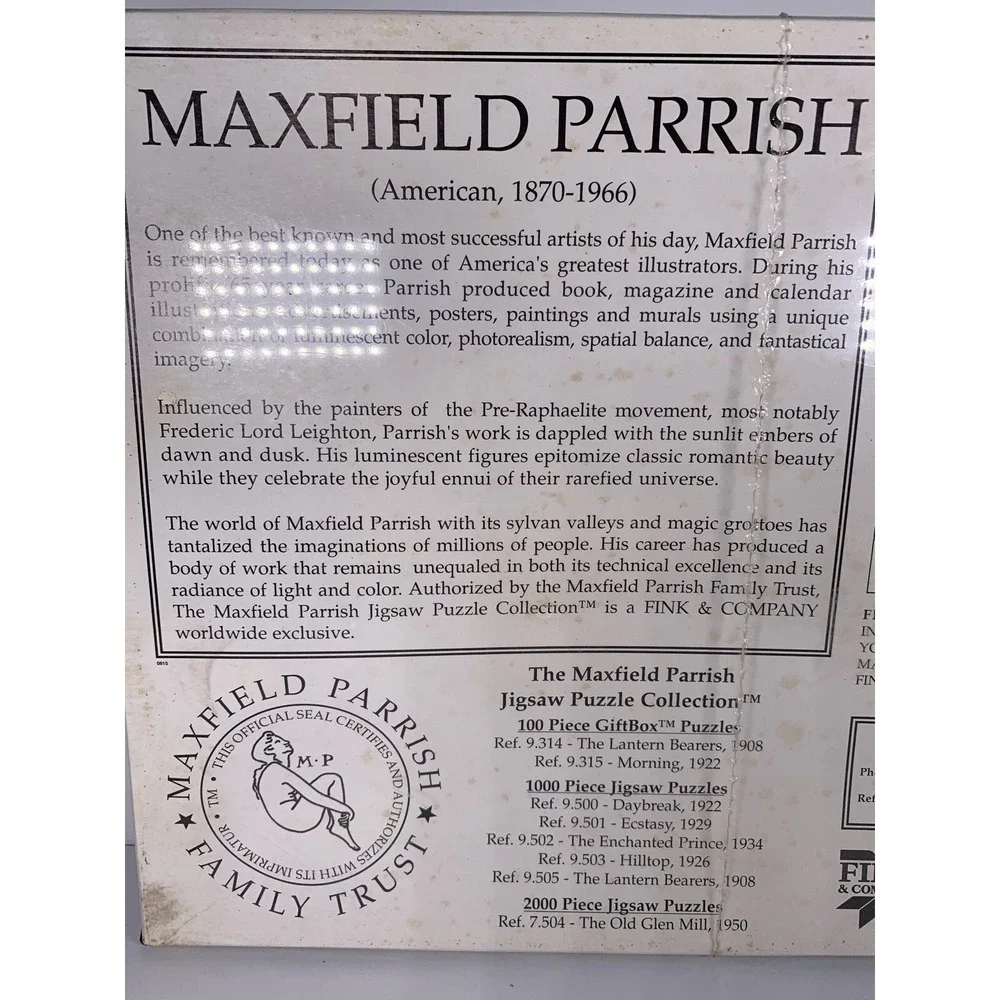 NEW Maxfield Parrish 1000 Piece Puzzle 